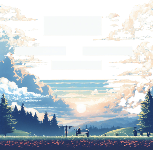 Similar image but without white rectangles in the sky