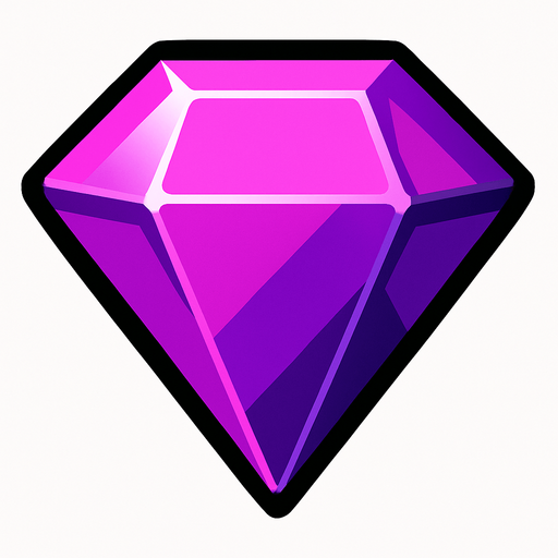 Gema.
In-Game asset.  2d.  High contrast.  No shadows