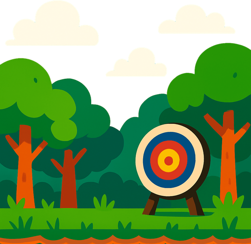 Fondo para un juego de fruit archer.
In-Game asset.  2d.  High contrast.  No shadows