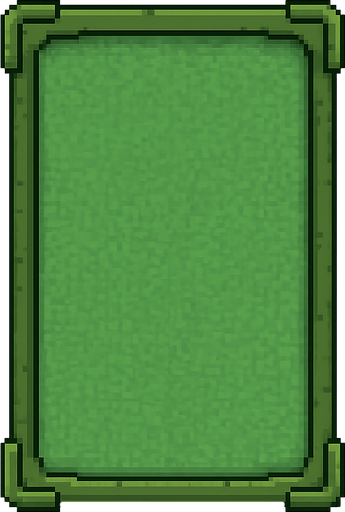 Vertical windowed filled rectangle HUD for the 2d zombie theme game. Use green colours. Do not make it too much pixelated.
In-Game asset.  2d.  High contrast.  No shadows. No text. No icon. No background
Transparent.Retro arcade theme.