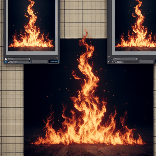 Eerie flame similar to a resident evil asset, realistic
Single Game Texture. In-Game asset. 2d. Blank background. High contrast. No shadows.
