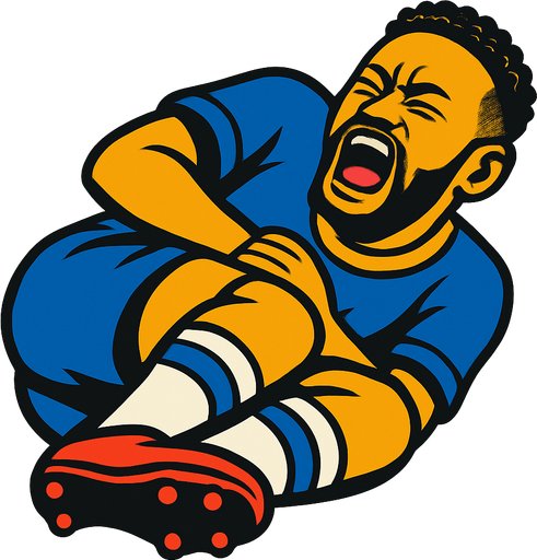 Rolling Neymar.
In-Game asset.  2d.  High contrast.  No shadows
