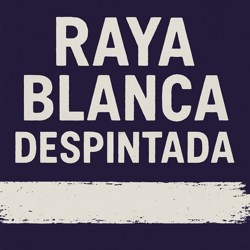 RAYA BLANCA DESPINTADA.
In-Game asset.  2d.  High contrast.  No shadows. RAYA BLANCA DESPINTADA