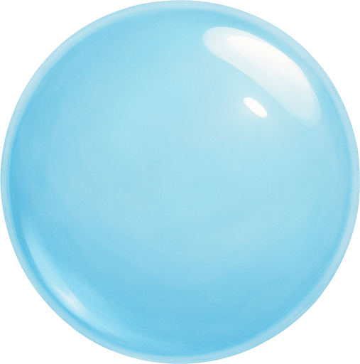 make the ball appear on the screen much more smoothly like bubble