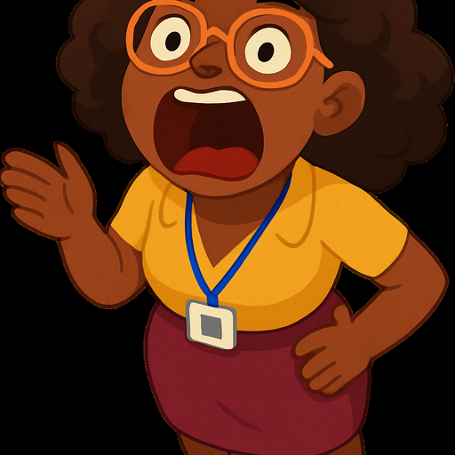 make her look like she opened her mouth alot and screamed