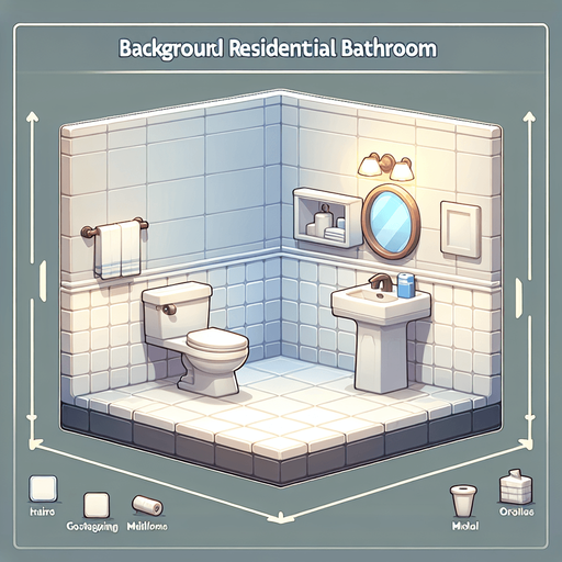 фон туалет.
Single Game Texture. In-Game asset. 2d. Blank background. High contrast. No shadows.