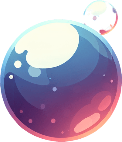 Bubbles in space large.
Single Game Texture. In-Game asset. 2d. Blank background. High contrast. No shadows.