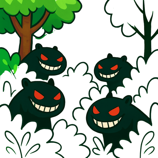 Ponles sonrisas malvadas a los capibaras, recuerda que los ojos son rojos y usa lineas mas gruesas.