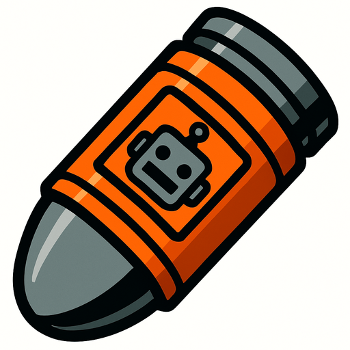 robot ammo.
In-Game asset.  2d.  High contrast.  No shadows
