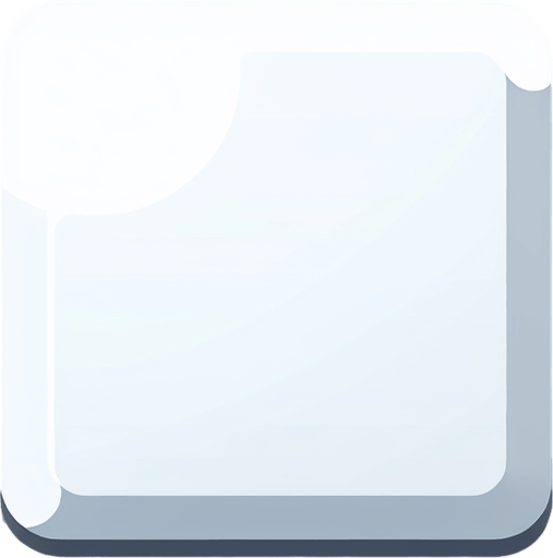 Simple White square round corners. Vector. No details.
Single Game Texture. In-Game asset. 2d. Blank background. High contrast. No shadows.