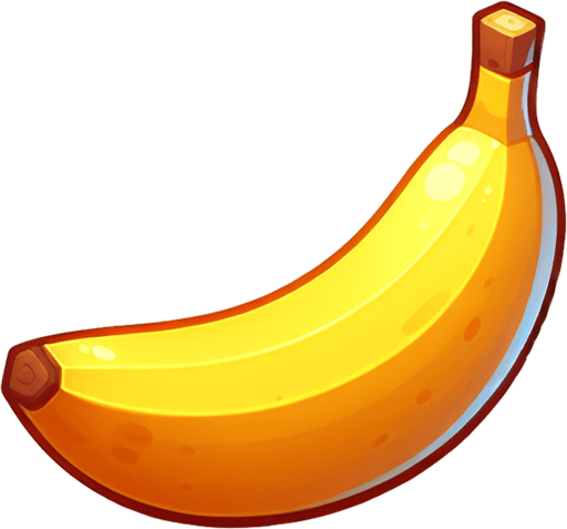 Make a banana.
Single Game Texture. In-Game asset. 2d. Blank background. High contrast. No shadows.