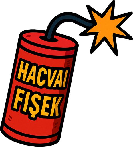 Hacvai Fişek.
In-Game asset.  2d.  High contrast.  No shadows