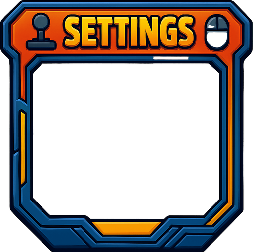 сделать надпись settings вместо upgrade, вместо звездочки джойстик как в авиасимуляторах, вместо срелочки вверх мышка