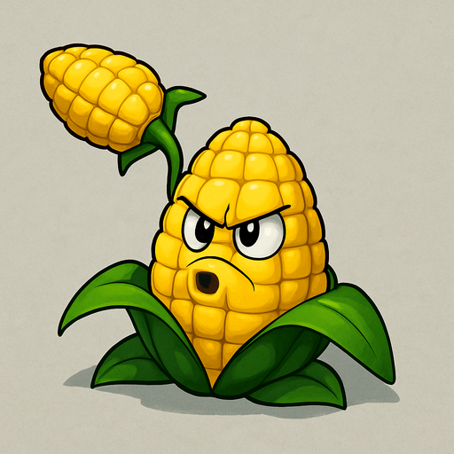 mazorca de maiz de pvz lanzamaiz
