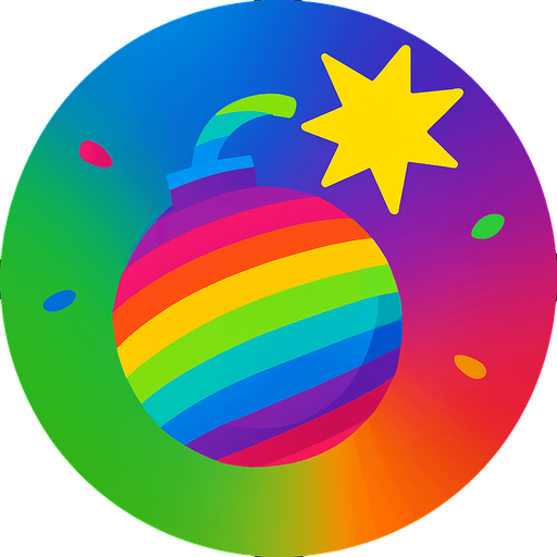 Bomba şeklinide grandyan ama çizgili rengarenk olsun