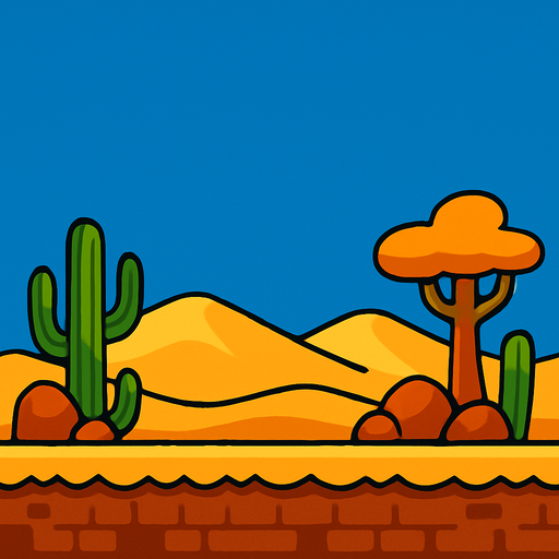 Proportion the background to the screen.
In-Game asset.  2d.  High contrast.  No shadows