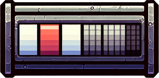 powerbar.
Single Game Texture. In-Game asset. 2d. Blank background. High contrast. No shadows. HD Color