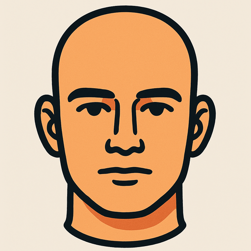 the normal human head.
In-Game asset.  2d.  High contrast.  No shadows