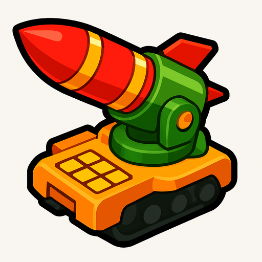 Missile launcher BTD6.
In-Game asset.  2d.  High contrast.  No shadows
