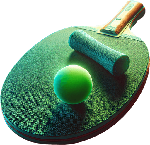 pong ball and paddle.