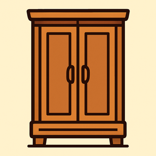 armario.
In-Game asset.  2d.  High contrast.  No shadows