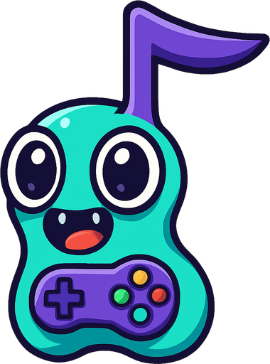 MÜZİK NOTASI ŞEKLİNDE BİR UZAYLI CANAVAR ÇİZ AMA BU KARAKTER PLAYER VE İSMİ COSMOS ONA GÖRE TASARLA. AYAKSIZ. dONT WRİTE TEXT İN TO İMAGE. NO BLACK
In-Game asset.  2d.  High contrast.  No shadows