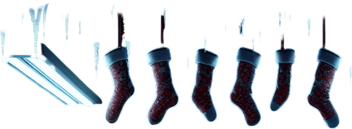 Eerie Christmas-inspired garage similar to a resident evil room
Single Game Texture. In-Game asset. 2d. Blank background. High contrast. No shadows.