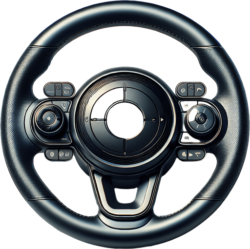 Smart mini steeringWheel, front view