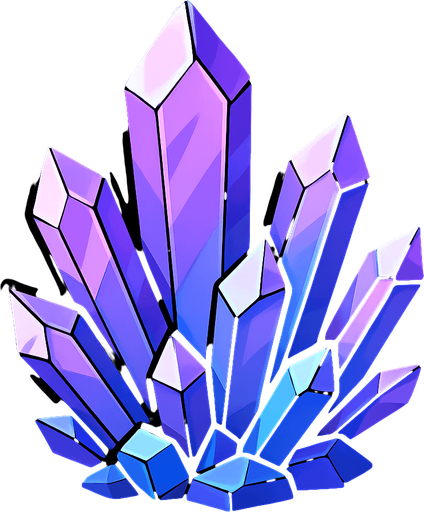 Quartz.
In-Game asset.  2d.  High contrast.  No shadows