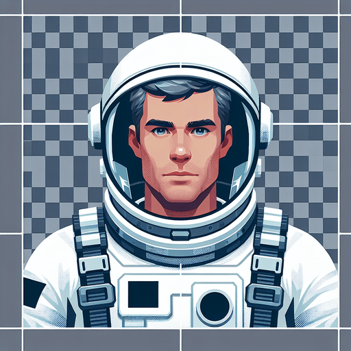 космонавт.
Single Game Texture. In-Game asset. 2d. Blank background. High contrast. No shadows.