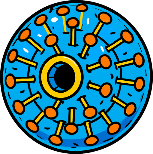 zorbing ball.
In-Game asset.  2d.  High contrast.  No shadows