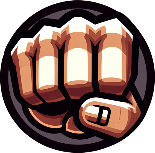 warcraft 3 art of a fist..
Single Game Texture. In-Game asset. 2d. Blank background. High contrast. No shadows.