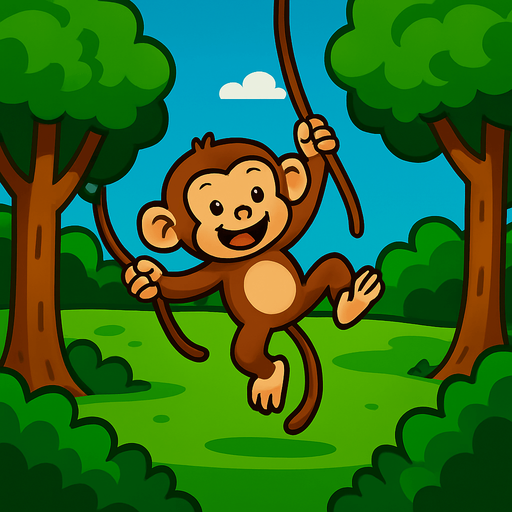 add monkey swinginh between trees