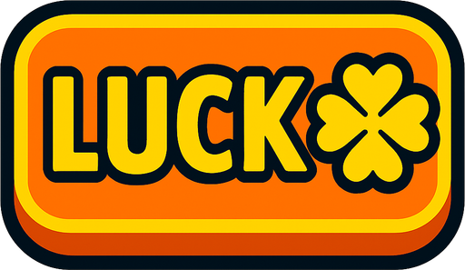 luck button.
In-Game asset.  2d.  High contrast.  No shadows