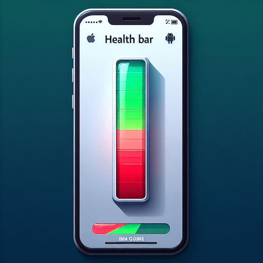 • Position: The health bar should be positioned at the top of the screen, centered or slightly to the left side, to ensure it remains visible throughout gameplay.

• Appearance: The health bar should be a simple horizontal bar with a clear color gradient, typically from green to red, indicating the player's remaining health. The bar should be easily distinguishable from the background and should have a smooth and consistent shape.

• Size: The health bar should be large enough to be easily visible without taking up too much screen space. A height of 5-10 pixels is generally sufficient.

Single Game Texture. In-Game asset. 2d. Blank background. High contrast. No shadows.
