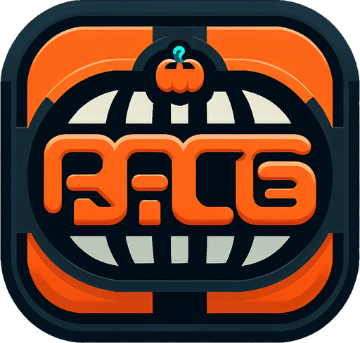 button that says race in orange, black outline of the letters. high contrast. has a pumpkin on it square button with rounded corners
Single Game Texture. In-Game asset. 2d. Blank background. High contrast. No shadows. png background