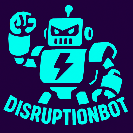 disruptionBot.
In-Game asset.  2d.  High contrast.  No shadows