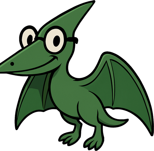 Same dinosaur but with wings down