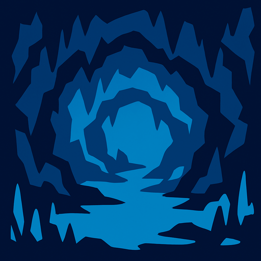 Cave bg.
In-Game asset.  2d.  High contrast.  No shadows