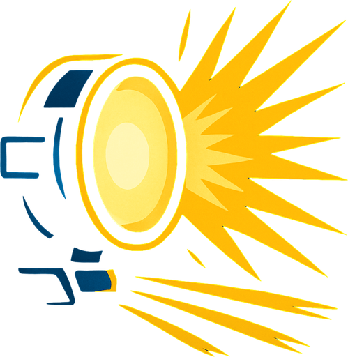 far ışığı yansıması.
In-Game asset.  2d.  High contrast.  No shadows