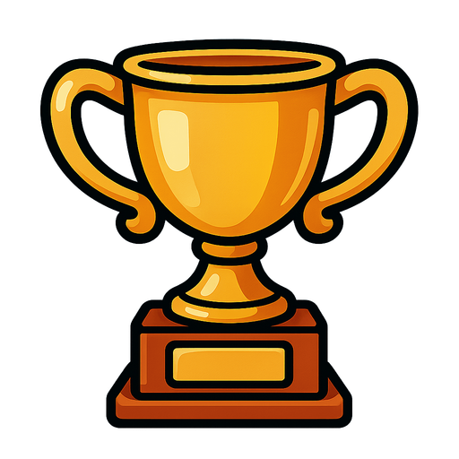 Trophy.
In-Game asset.  2d.  High contrast.  No shadows