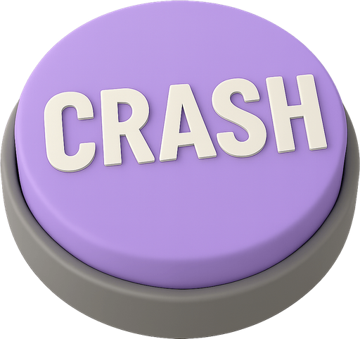 birebir aynısı sadece HI_HAT yerine CRASH yazsın ve butonunun rengi açık mor lila olsun.  Transparent background. Blank background.