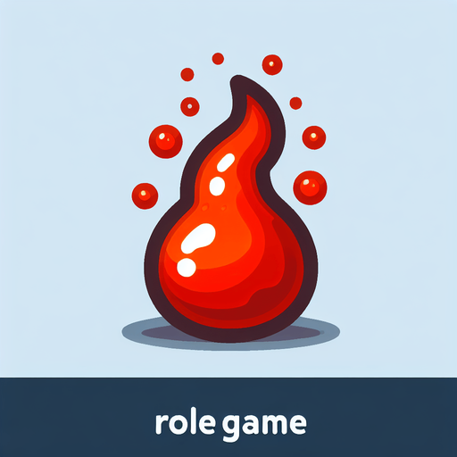 Un slime rojo prendido fuego RPG con estilo suave y simple.
Single Game Texture.  In-Game asset.  2d.  Blank background.  High contrast.  No shadows