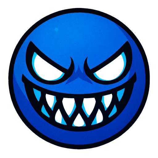 Make it a blue ball with a evil face.
In-Game asset.  High contrast.  No shadows