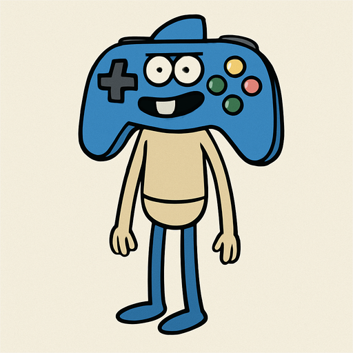 regular show modecaı.
In-Game asset.  2d.  High contrast.  No shadows