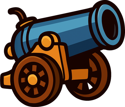 Canon.
In-Game asset.  2d.  High contrast.  No shadows
