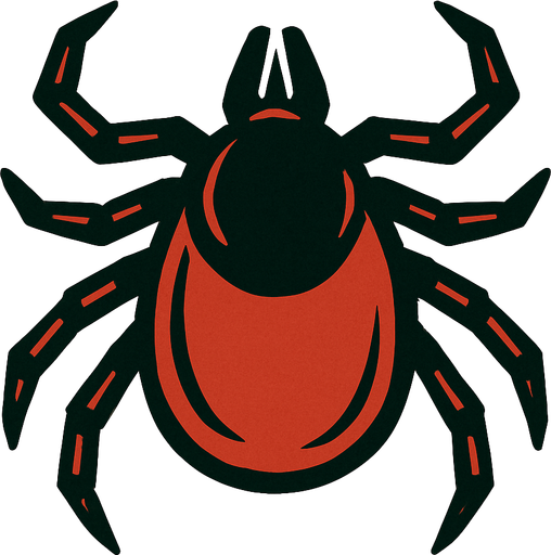 Tick bug.
In-Game asset.  2d.  High contrast.  No shadows