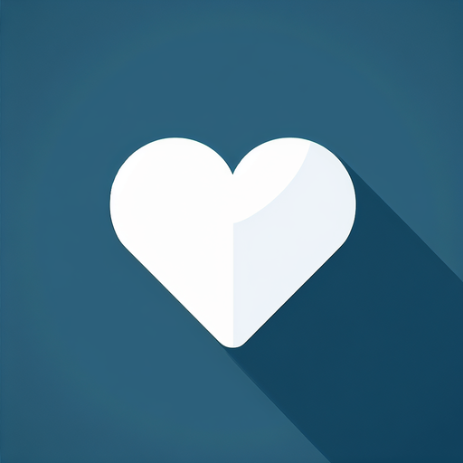 a basic white heart..
game icon