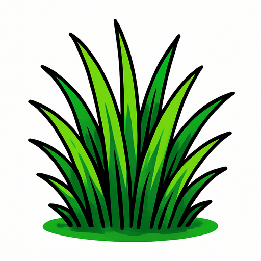 çim.
In-Game asset.  2d.  High contrast.  No shadows