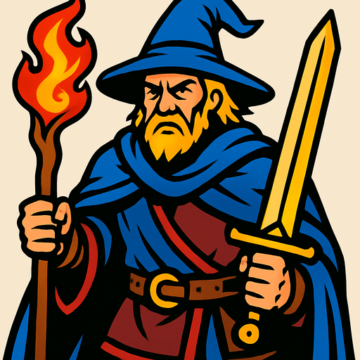 Bir büyücü ama erkek ve barışçıl bir savaşçı ama artık intikam arıyor.
In-Game asset.  2d.  High contrast.  No shadows